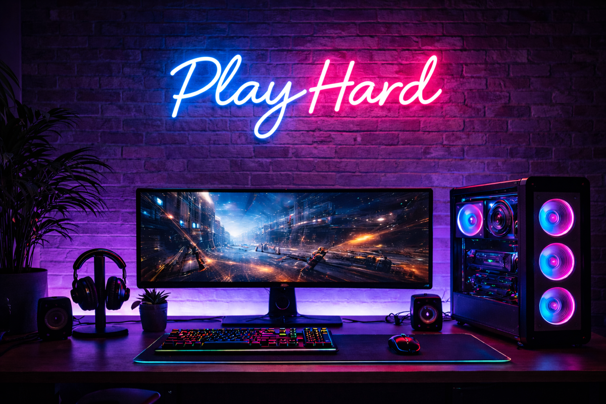 Your Neon Sign – Play Hard