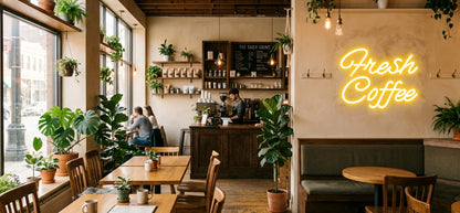 Your neon sign - FRESH COFFEE