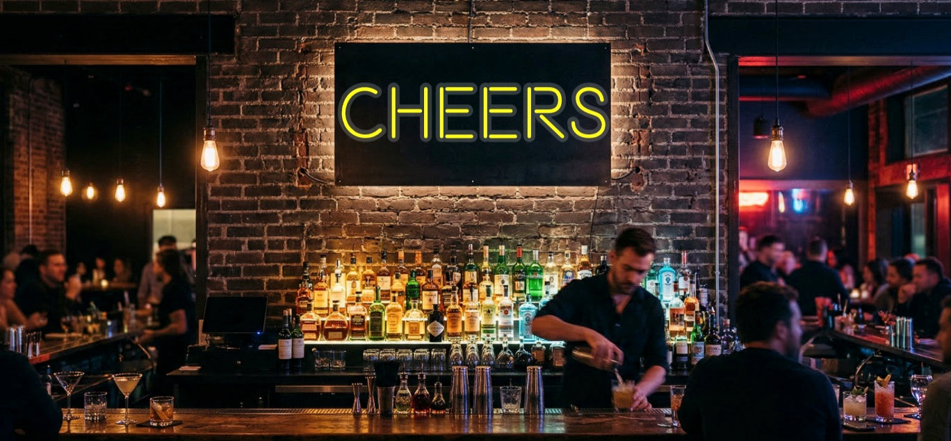 Your neon sign – CHEERS