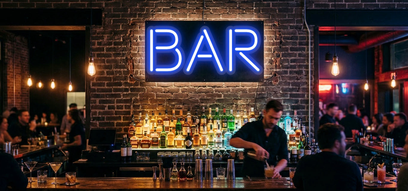 Your neon sign – BAR