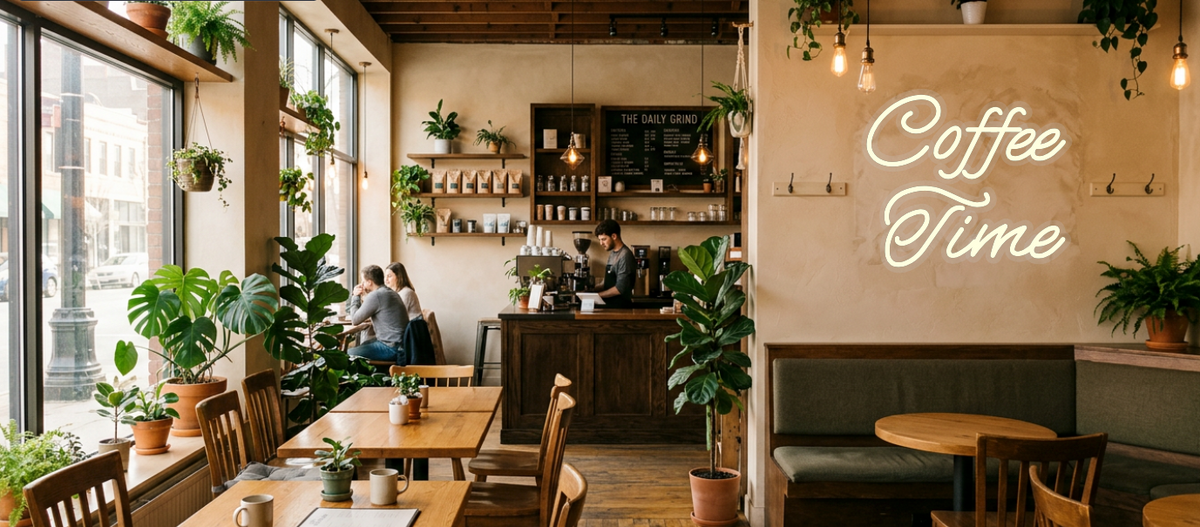 Your neon sign – COFFEE TIME