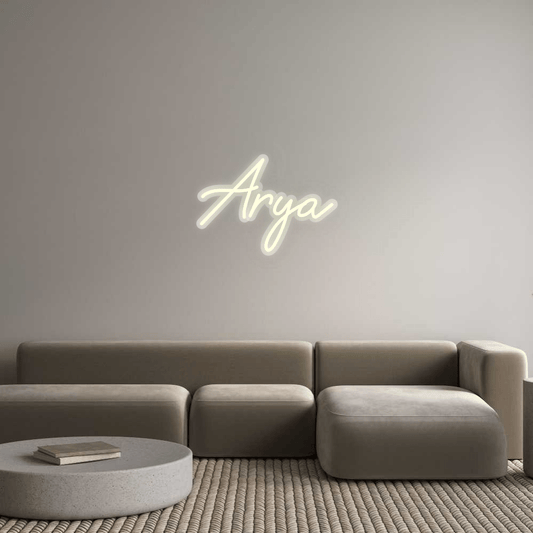 Personalisierbares Neon - LED - Schild in Pink, ideal als Wanddekoration für Wohnzimmer oder Geschäftsräume