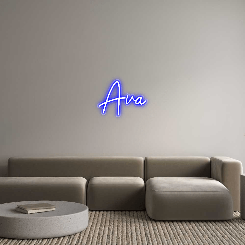 Personalisierbares Neon - LED - Schild in Pink, ideal als Wanddekoration für Wohnzimmer oder Geschäftsräume