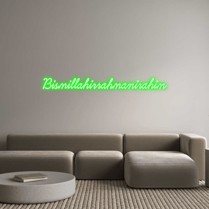Personalisierbares Neon - LED - Schild in Pink, ideal als Wanddekoration für Wohnzimmer oder Geschäftsräume