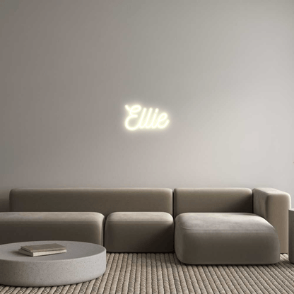 Personalisierbares Neon - LED - Schild in Pink, ideal als Wanddekoration für Wohnzimmer oder Geschäftsräume