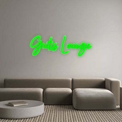 Personalisierbares Neon - LED - Schild in Pink, ideal als Wanddekoration für Wohnzimmer oder Geschäftsräume