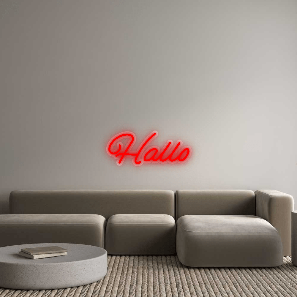 Personalisierbares Neon - LED - Schild in Pink, ideal als Wanddekoration für Wohnzimmer oder Geschäftsräume