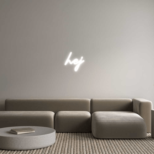 Personalisierbares Neon - LED - Schild in Pink, ideal als Wanddekoration für Wohnzimmer oder Geschäftsräume