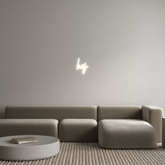 Personalisierbares Neon - LED - Schild in Pink, ideal als Wanddekoration für Wohnzimmer oder Geschäftsräume