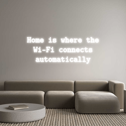 Personalisierbares Neon - LED - Schild in Pink, ideal als Wanddekoration für Wohnzimmer oder Geschäftsräume