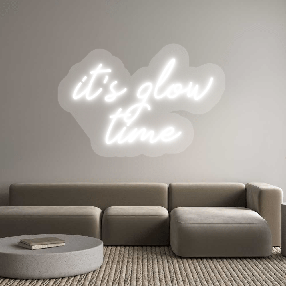 Personalisierbares Neon - LED - Schild in Pink, ideal als Wanddekoration für Wohnzimmer oder Geschäftsräume