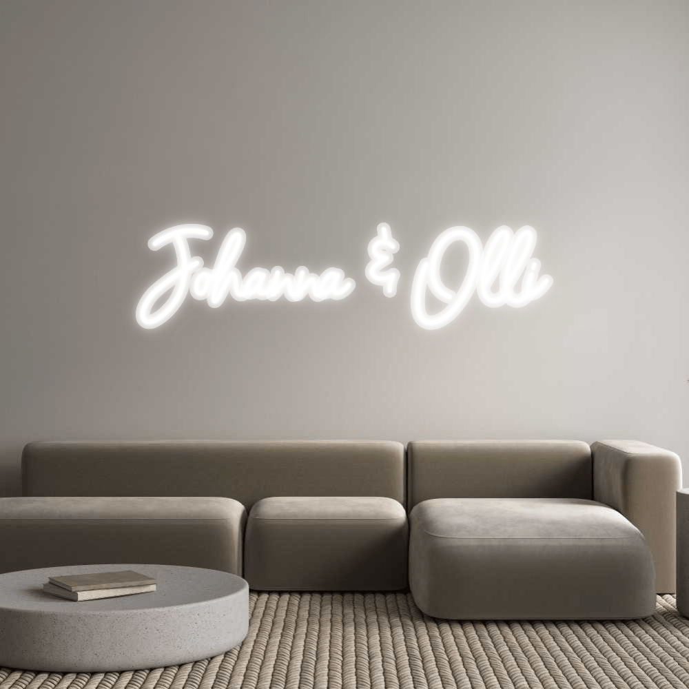 Personalisierbares Neon - LED - Schild in Pink, ideal als Wanddekoration für Wohnzimmer oder Geschäftsräume