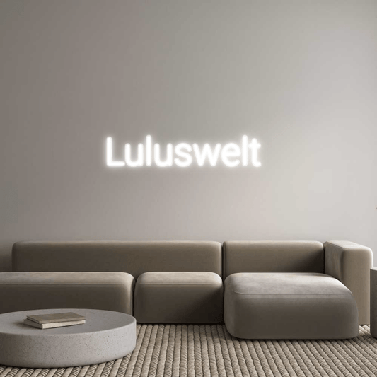 Personalisierbares Neon - LED - Schild in Pink, ideal als Wanddekoration für Wohnzimmer oder Geschäftsräume