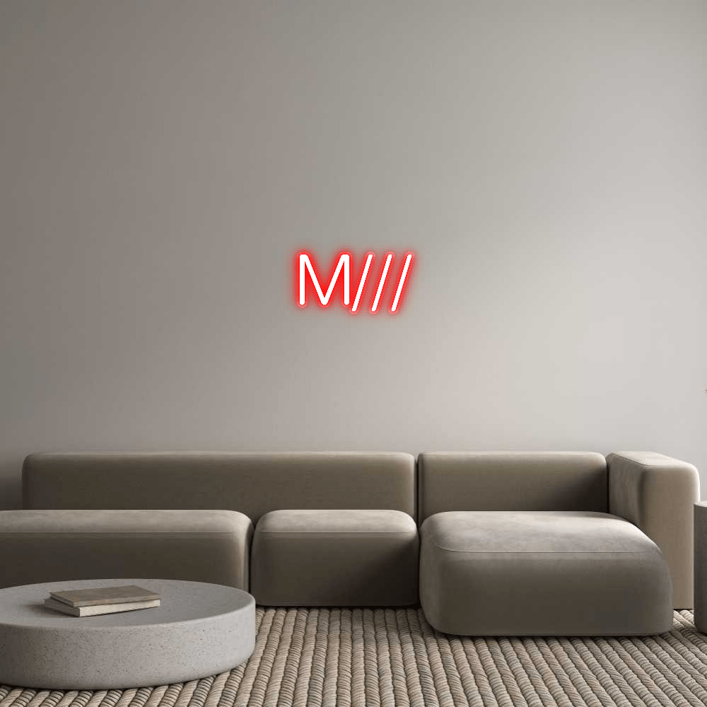 Personalisierbares Neon - LED - Schild in Pink, ideal als Wanddekoration für Wohnzimmer oder Geschäftsräume