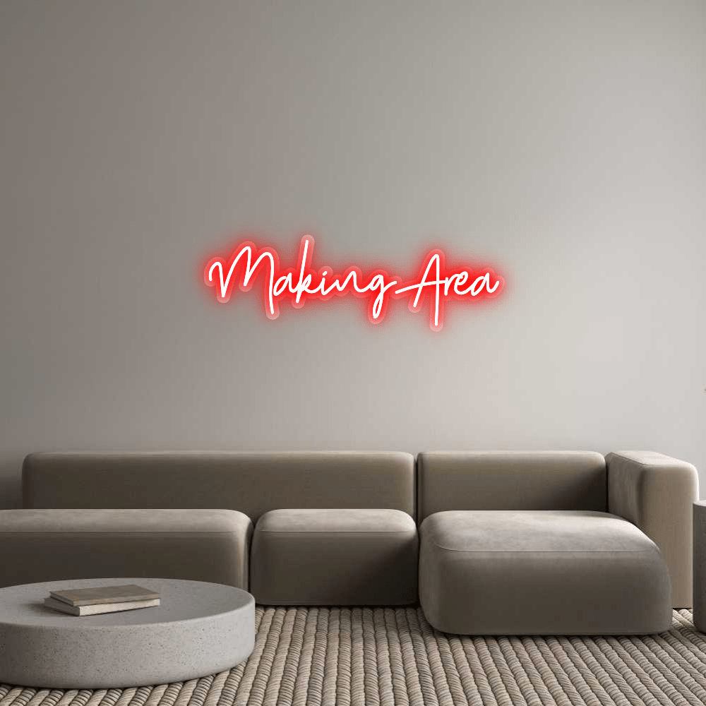 Personalisierbares Neon - LED - Schild in Pink, ideal als Wanddekoration für Wohnzimmer oder Geschäftsräume