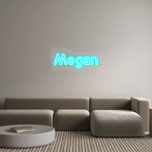 Personalisierbares Neon - LED - Schild in Pink, ideal als Wanddekoration für Wohnzimmer oder Geschäftsräume