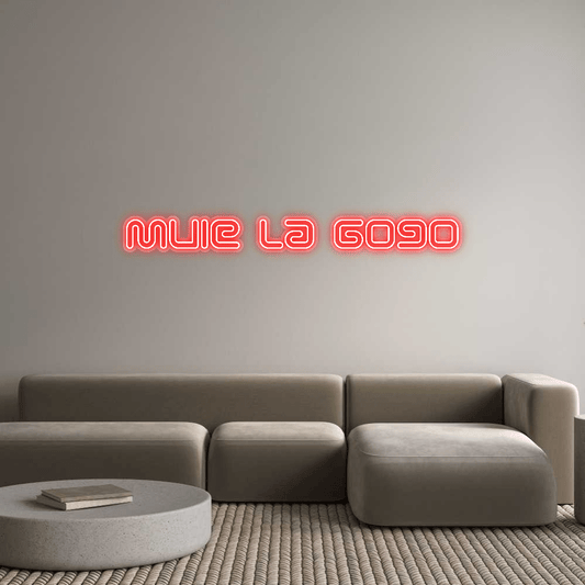 Personalisierbares Neon - LED - Schild in Pink, ideal als Wanddekoration für Wohnzimmer oder Geschäftsräume