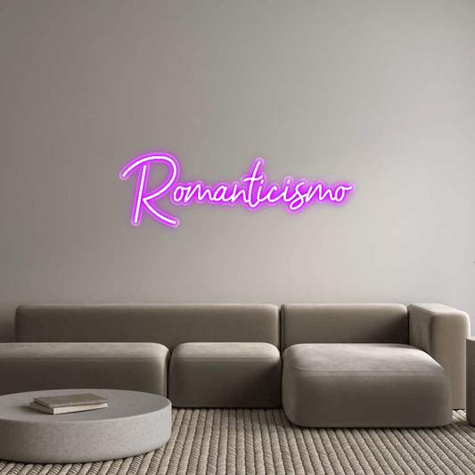 Personalisierbares Neon - LED - Schild in Pink, ideal als Wanddekoration für Wohnzimmer oder Geschäftsräume