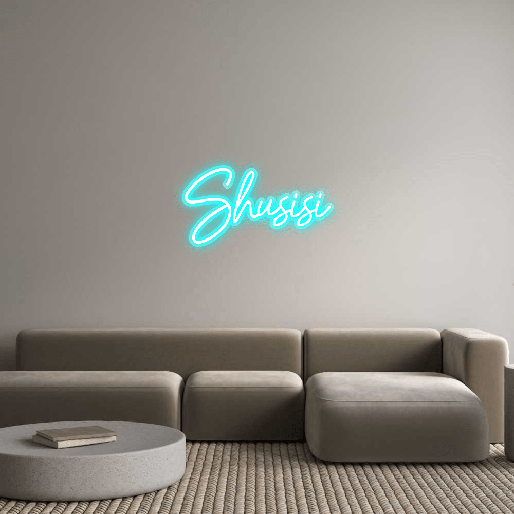 Personalisierbares Neon - LED - Schild in Pink, ideal als Wanddekoration für Wohnzimmer oder Geschäftsräume