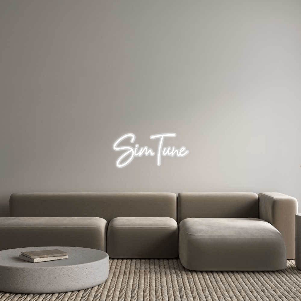 Personalisierbares Neon - LED - Schild in Pink, ideal als Wanddekoration für Wohnzimmer oder Geschäftsräume