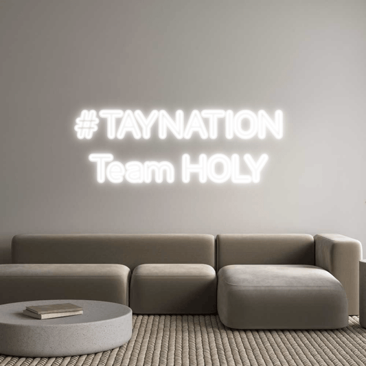 Personalisierbares Neon - LED - Schild in Pink, ideal als Wanddekoration für Wohnzimmer oder Geschäftsräume