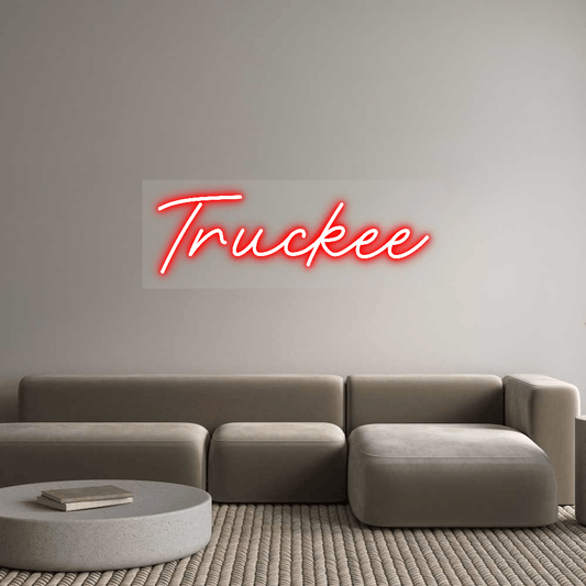 Personalisierbares Neon - LED - Schild in Pink, ideal als Wanddekoration für Wohnzimmer oder Geschäftsräume