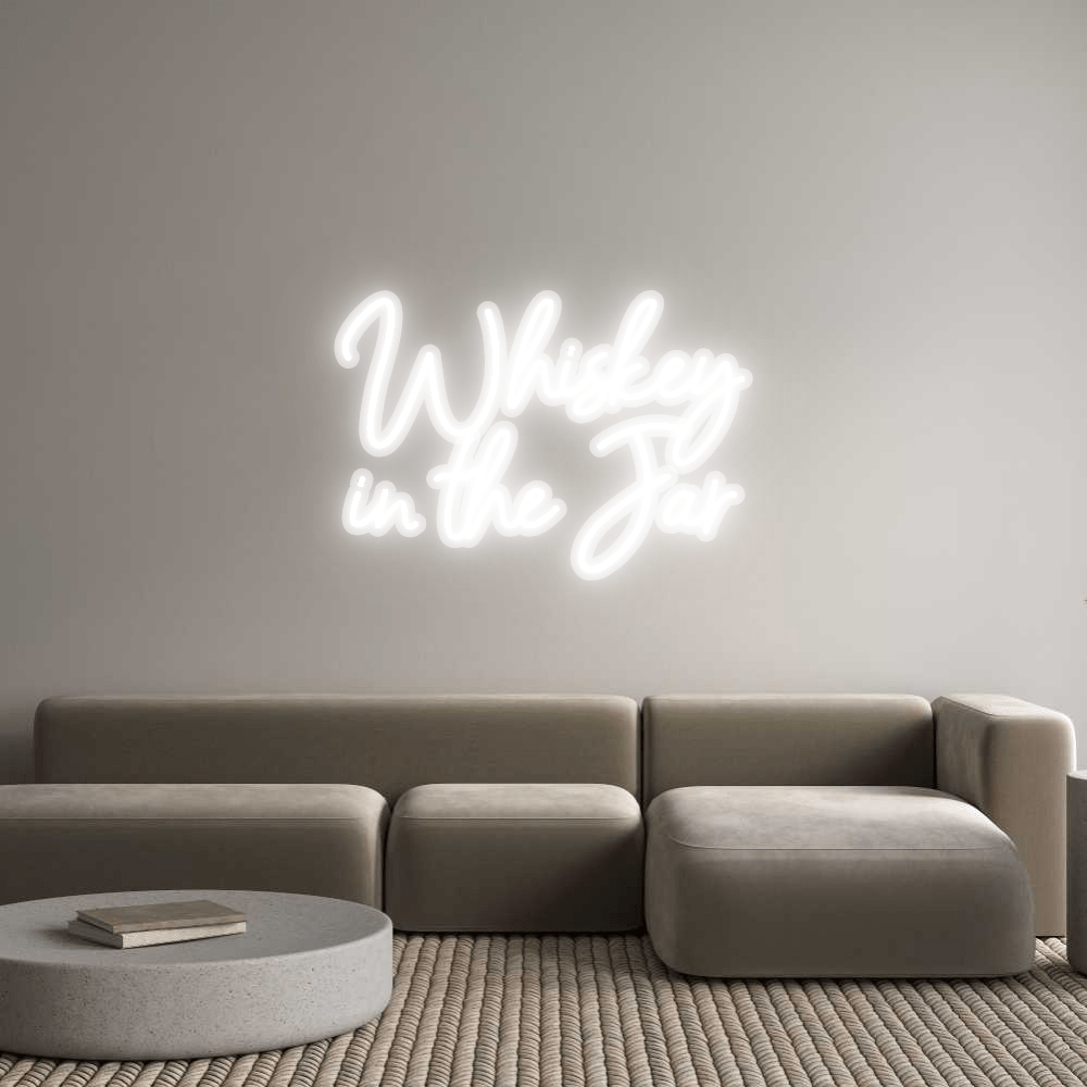 Personalisierbares Neon - LED - Schild in Pink, ideal als Wanddekoration für Wohnzimmer oder Geschäftsräume