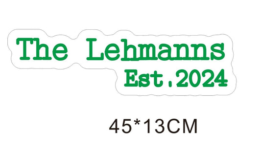 Personalisierbares Neon - LED - Schild in Pink, ideal als Wanddekoration für Wohnzimmer oder Geschäftsräume